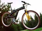 Complete mountain bike assembly